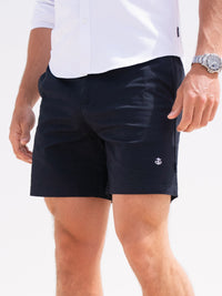 Stretch Chino Shorts - Marine