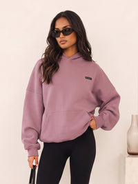 Olivia Oversized Hoodie - Staubiges Rosa