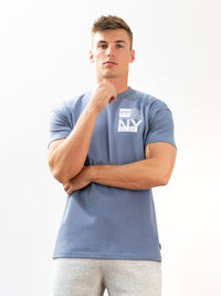 Brooklyn 610 Relaxed T-Shirt - Mid Blue