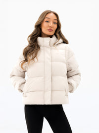 Multiway Puffer Coat 2 - Kreide