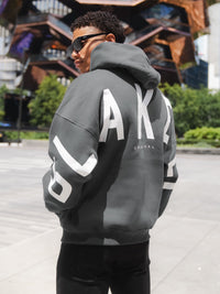 Idris Oversized Hoodie - Safarigrün