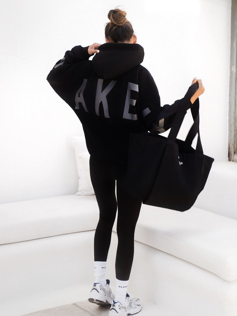Tonal Isabel Hoodie & Leggings Set - Schwarz