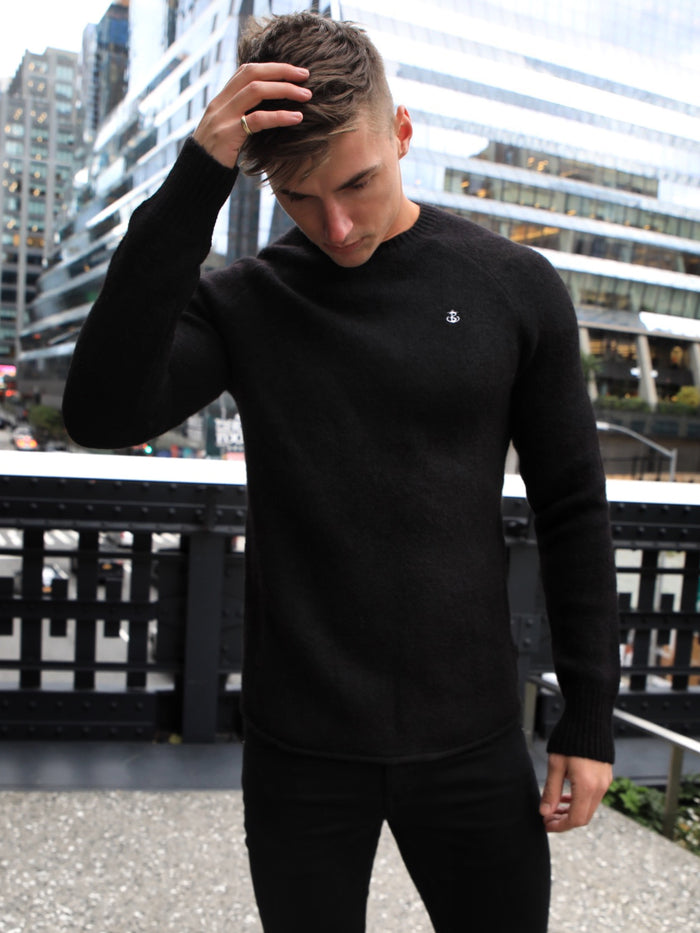 Yardley Knit Jumper - Schwarz