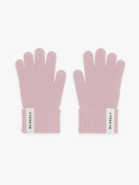 Label Knitted Gloves - Altrosa