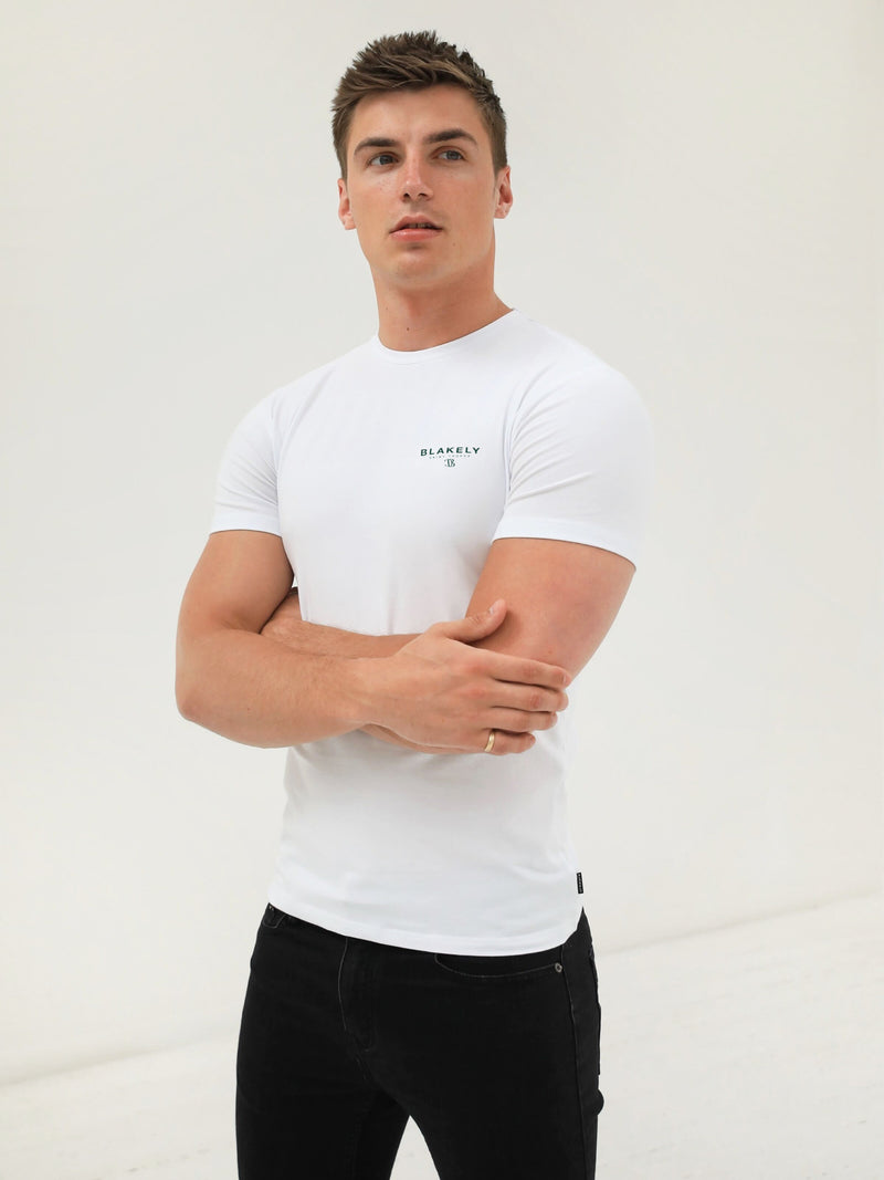 Riviera Initial T-Shirt - White