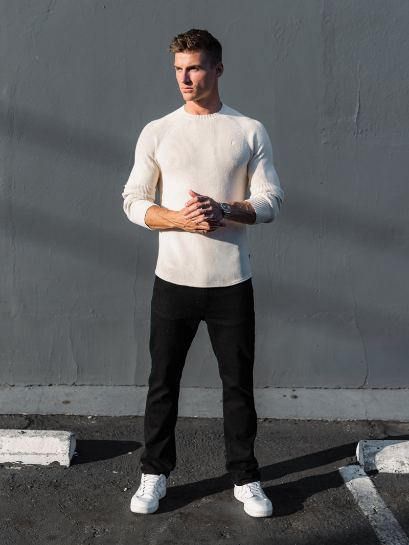 Olton Anchor Knit Jumper - Kreide