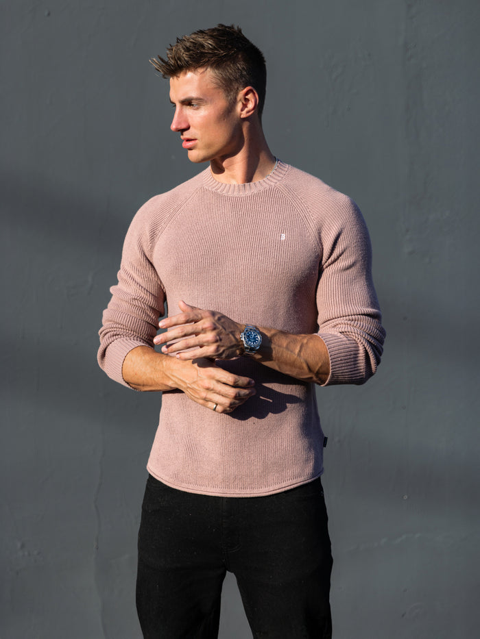 Olton Anchor Knit Jumper - Rosa