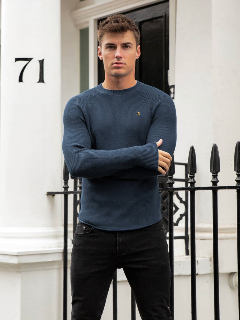 Olton Knit Jumper - Royal Blue