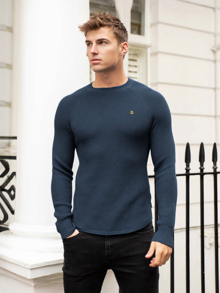 Olton Knit Jumper - Royal Blue