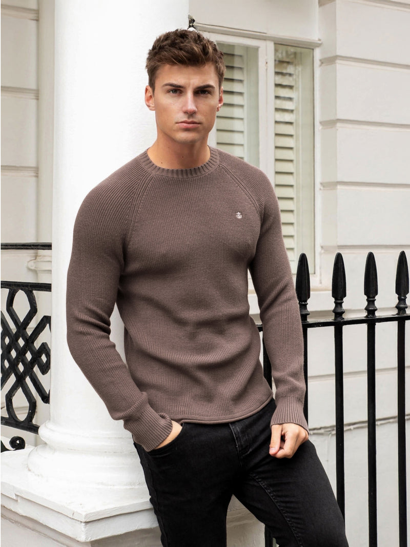 Olton Knit Jumper - Brown