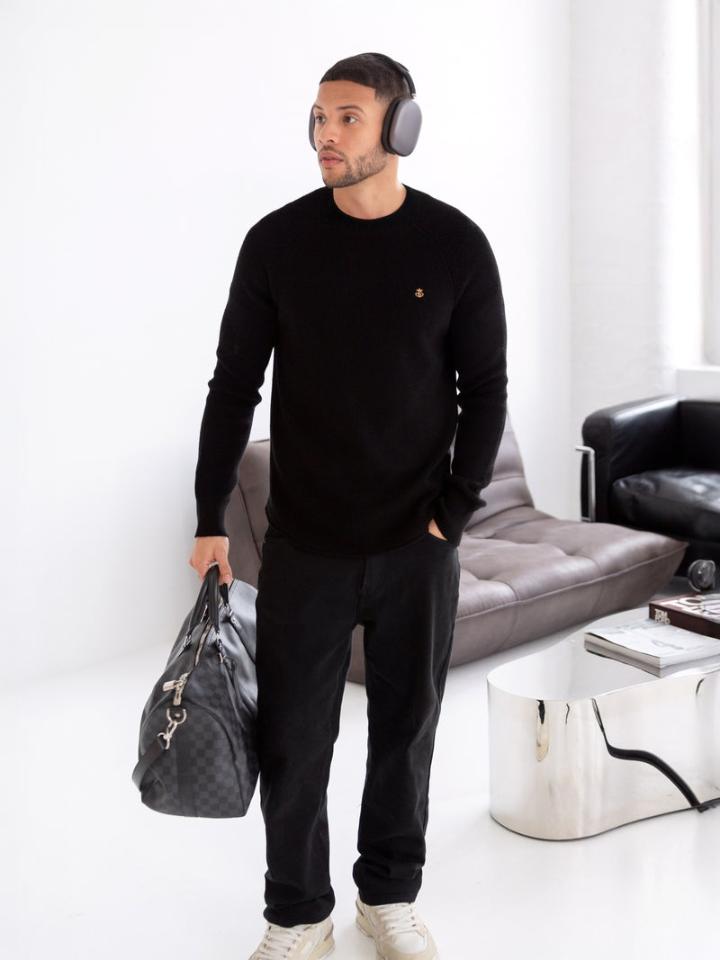 Olton Knit Jumper - Black