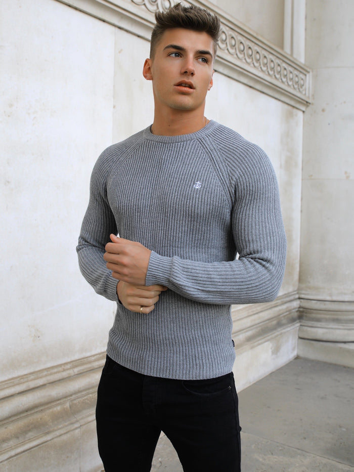 Oxley Knit Jumper - Grey