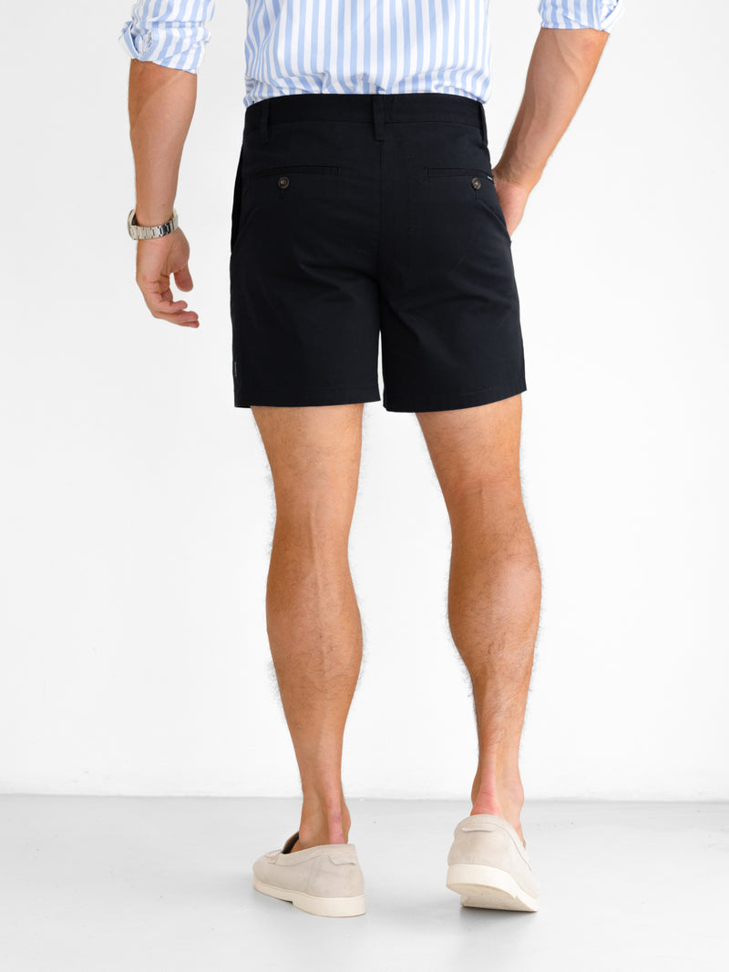 Conrad Stretch Chino Shorts - Schwarz