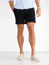 Conrad Stretch Chino Shorts - Schwarz