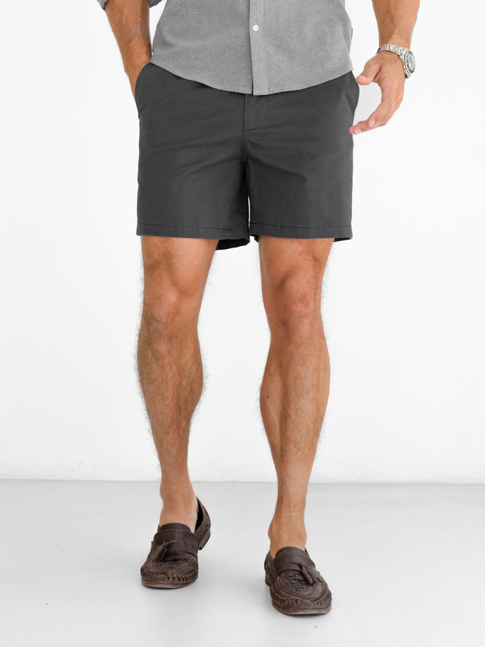 Conrad Stretch Chino Shorts - Graphit