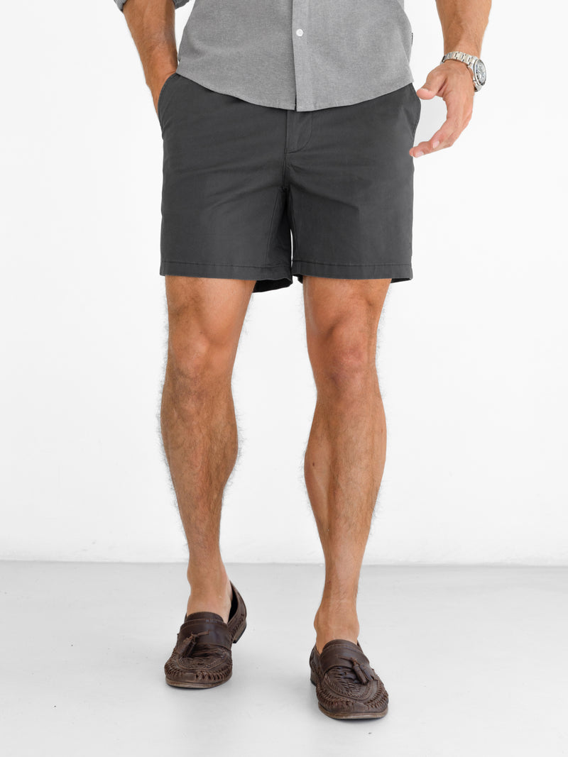 Conrad Stretch Chino Shorts - Graphit