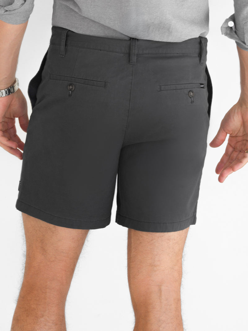 Conrad Stretch Chino Shorts - Graphit
