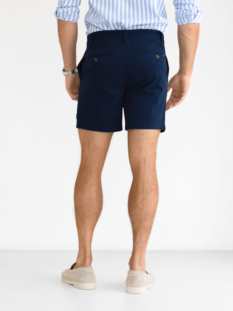 Conrad Stretch Chino Shorts - Marine