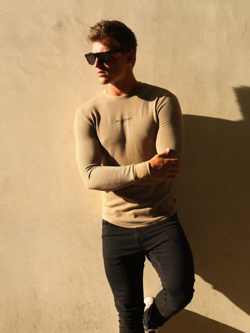 Alezio Textured Jumper - Sand