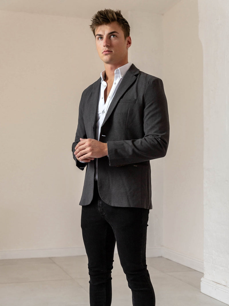 Buy Blakely Charcoal Haywood Blazer Free standard delivery over 99 Blakely Clothing EU