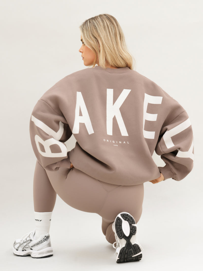 Isabel Oversized Jumper - Sanftes Braun