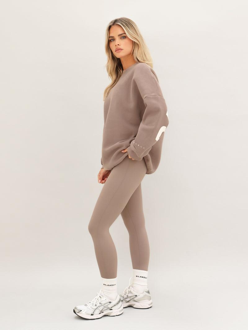 Isabel Oversized Jumper - Sanftes Braun