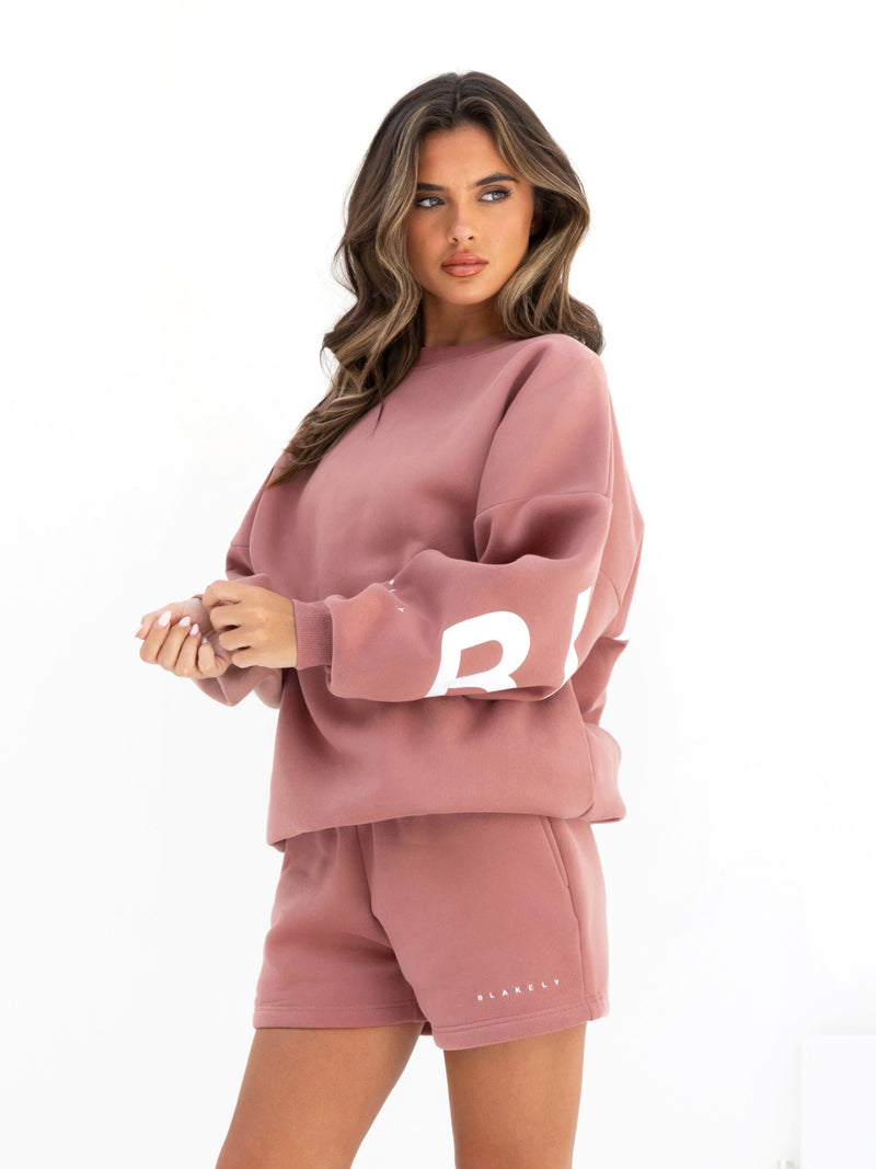 Isabel Oversized Jumper - Blush Brown