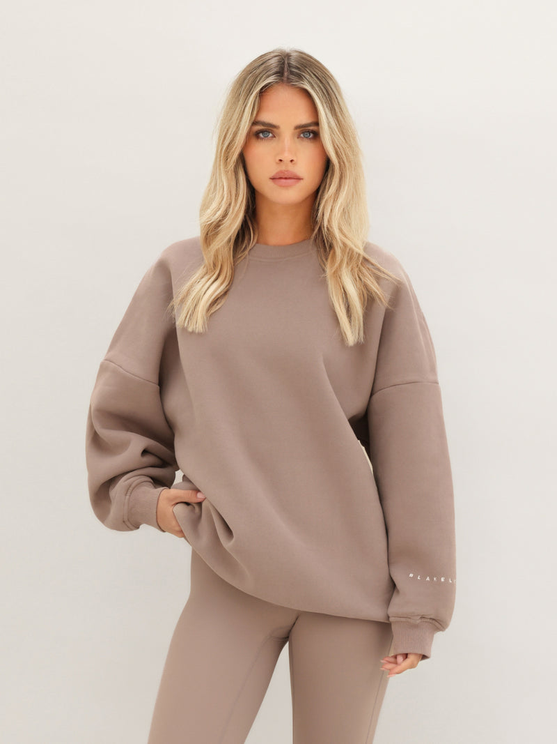 Isabel Oversized Jumper - Sanftes Braun