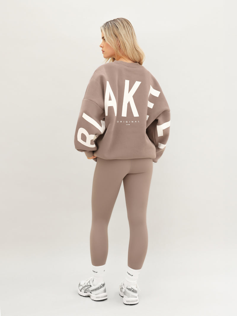 Isabel Oversized Jumper - Sanftes Braun