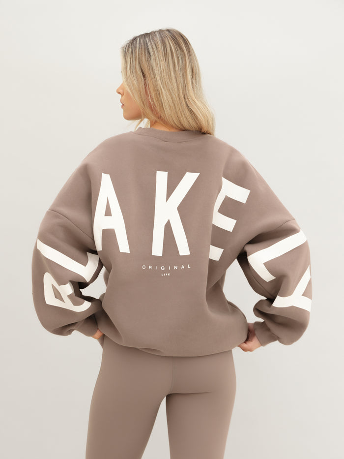 Isabel Oversized Jumper - Sanftes Braun