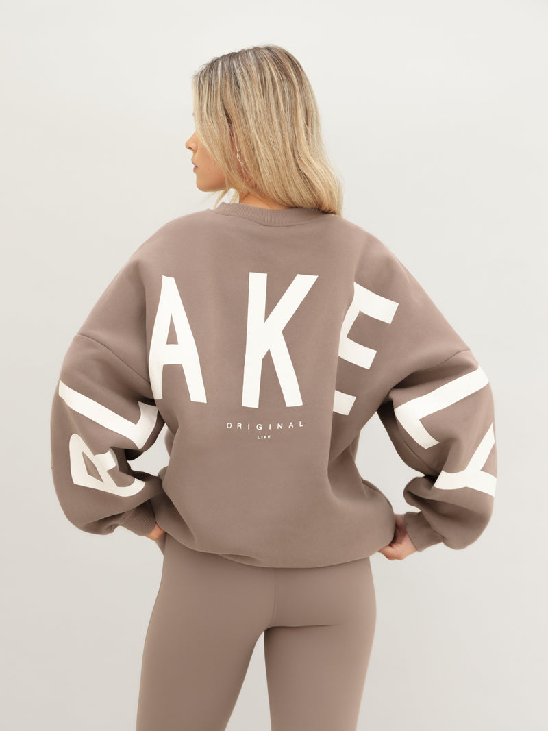 Isabel Oversized Jumper - Sanftes Braun