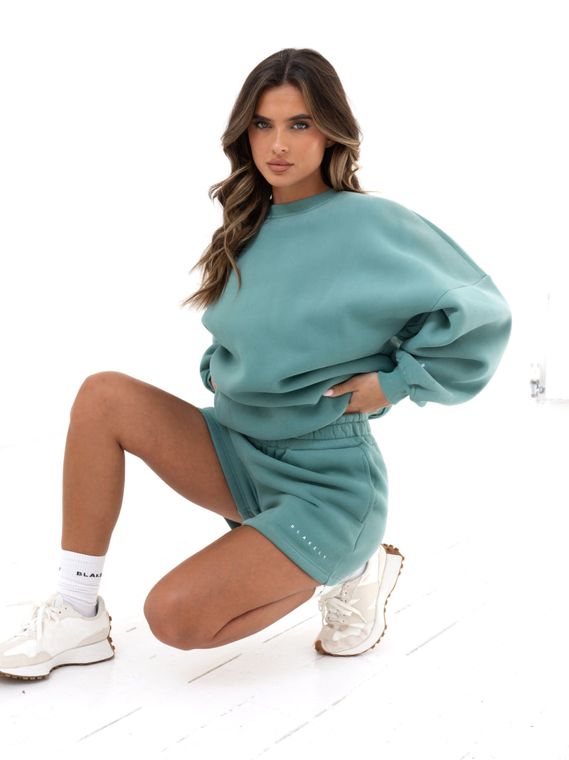*UNRELEASED* 2542S Isabel Shorts - Teal Green
