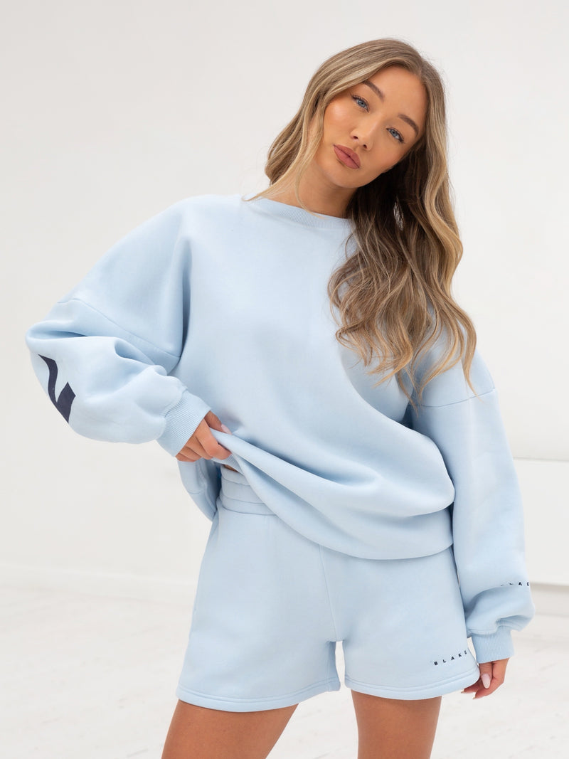 Powder blue ladies jumper best sale