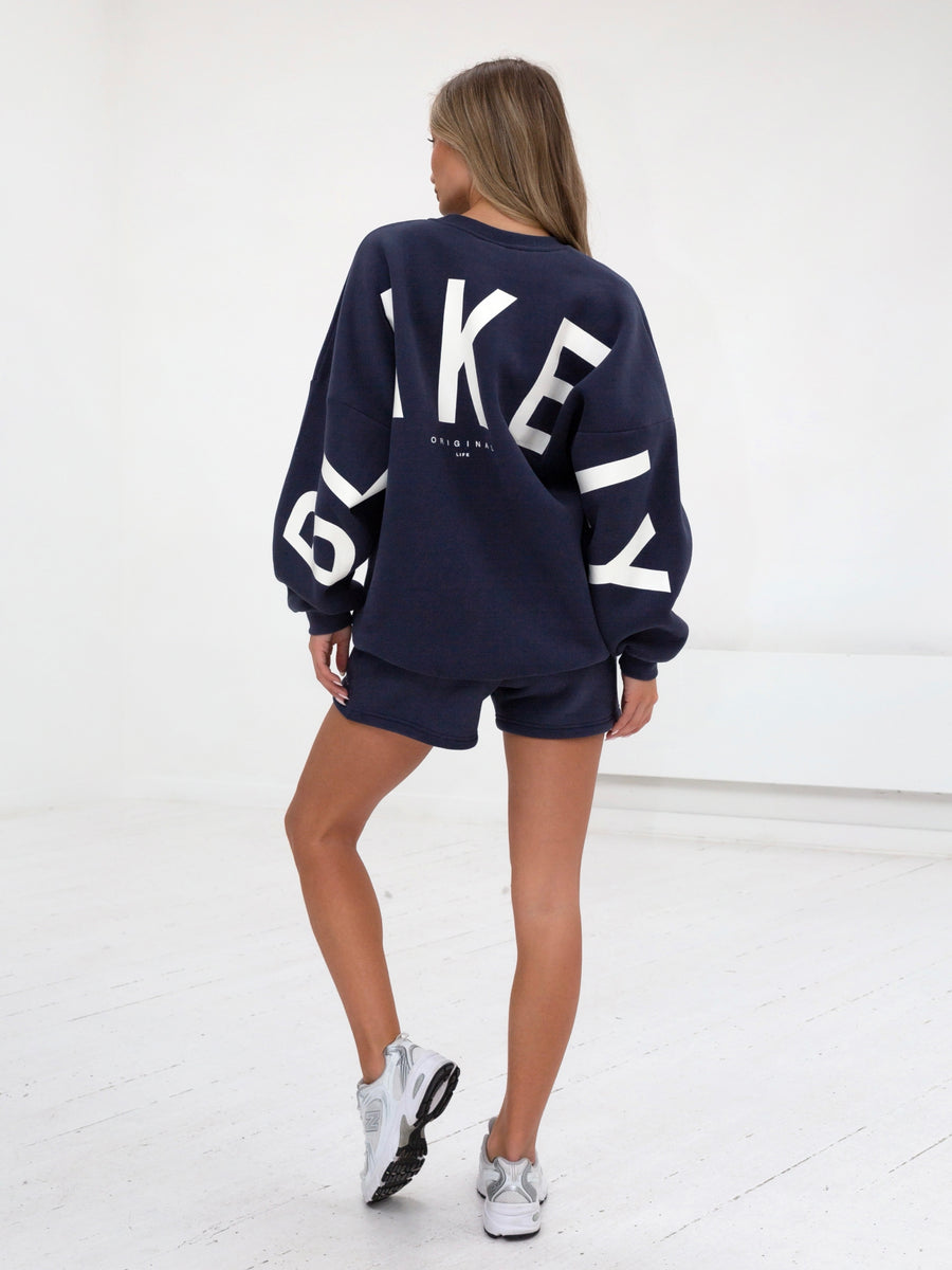 Isabel Oversized Jumper - Classic Navy