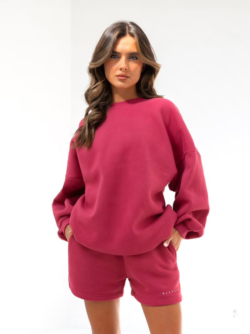 Isabel Oversized Jumper - Deep Pink