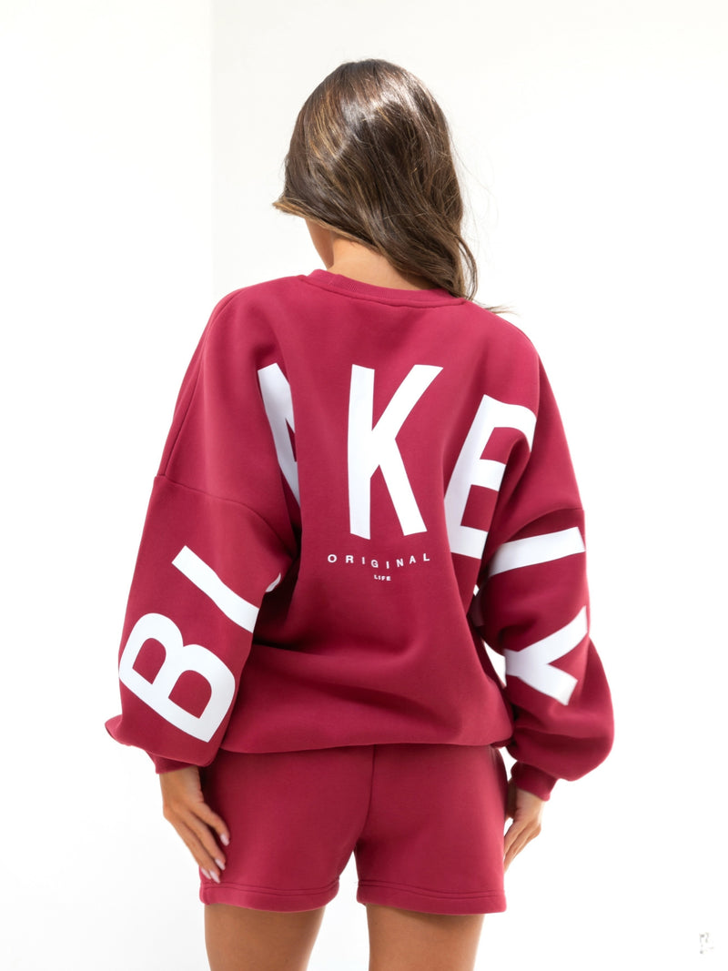 Isabel Oversized Jumper - Deep Pink