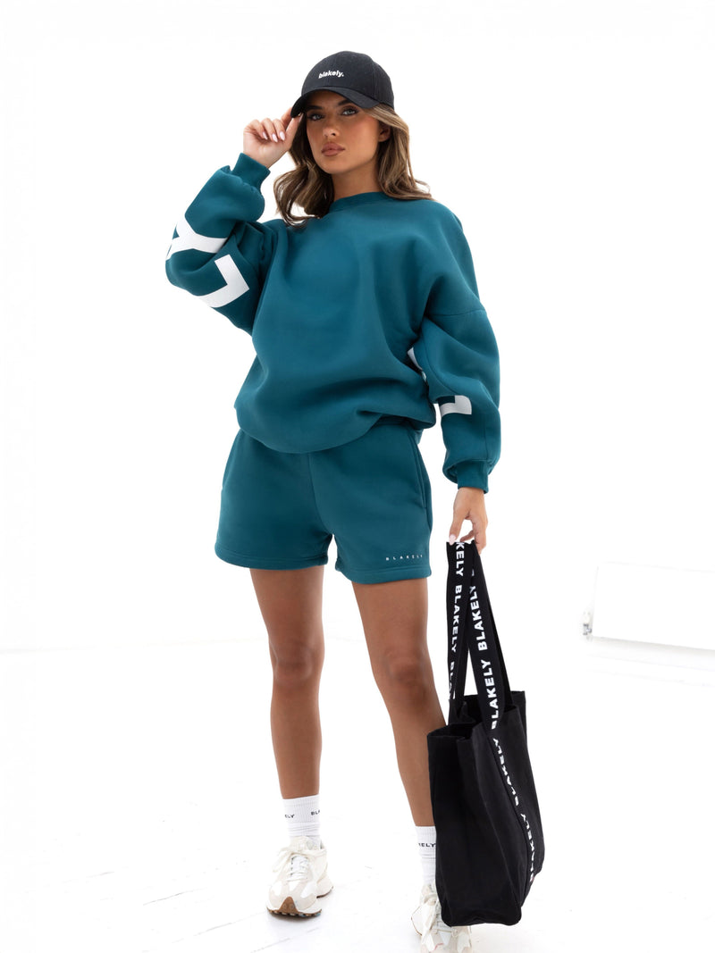 Isabel Oversized Jumper - Storm Teal