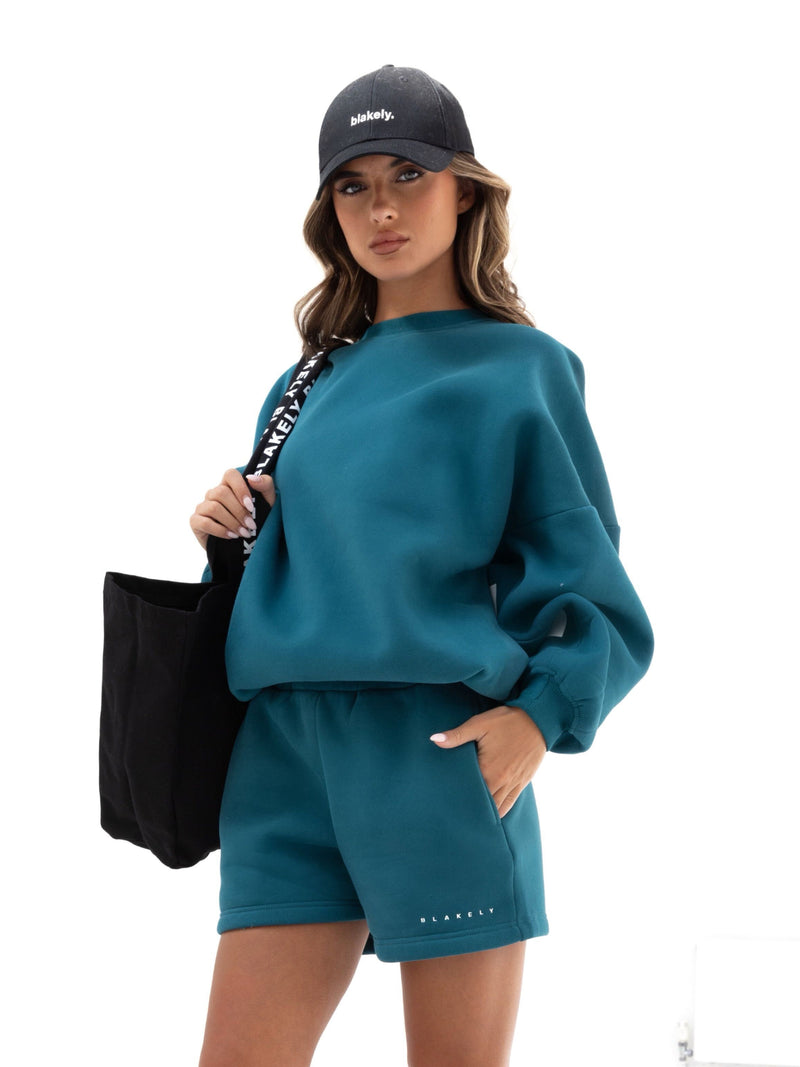Isabel Oversized Jumper - Storm Teal
