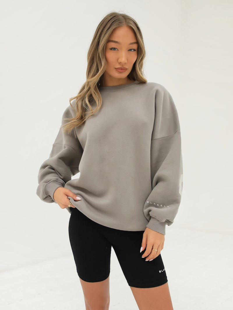 Isabel Oversized Jumper - Neutral Grey