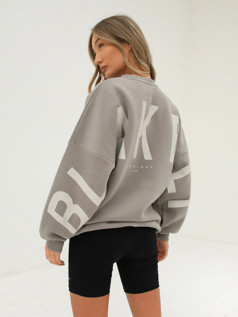 Isabel Oversized Jumper - Neutral Grey