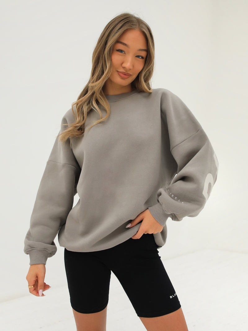 Isabel Oversized Jumper - Neutral Grey