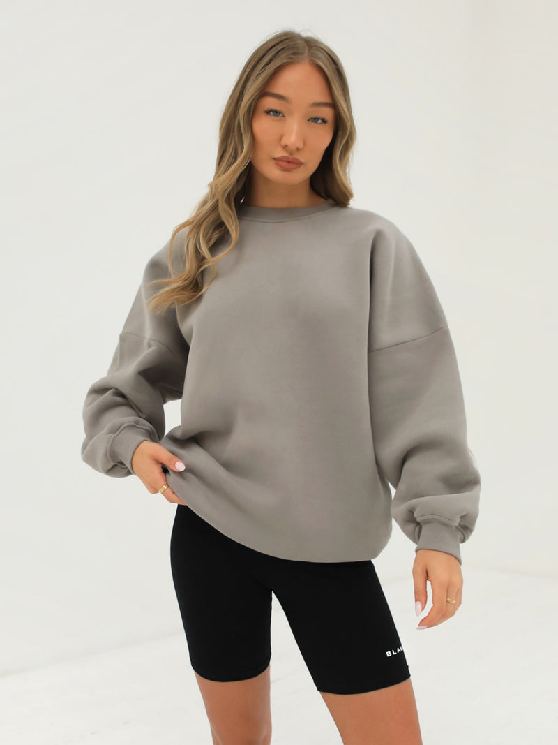 Isabel Oversized Jumper - Neutral Grey