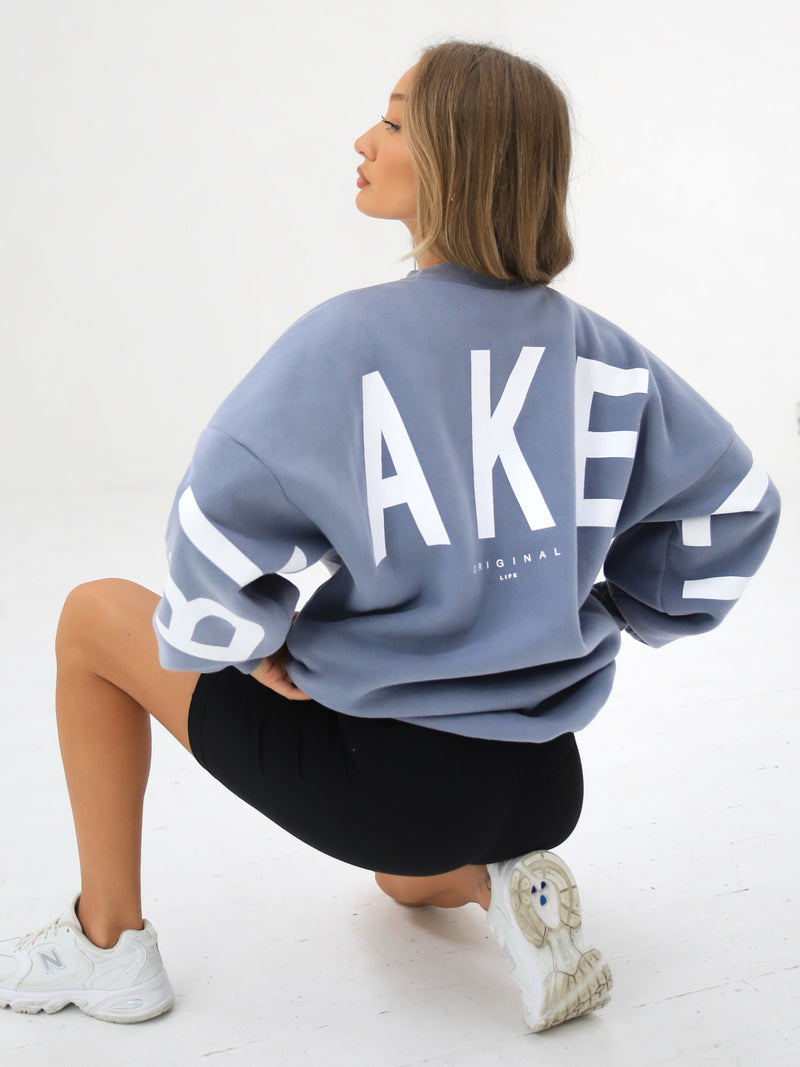 Isabel Oversized Jumper - Powder Blue