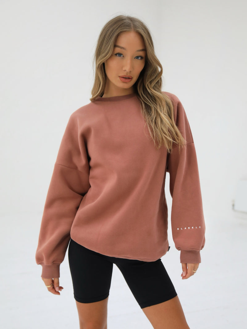 Isabel Oversized Jumper - Burnt Orange