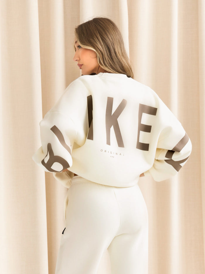Isabel Oversized Jumper - Gebroken wit