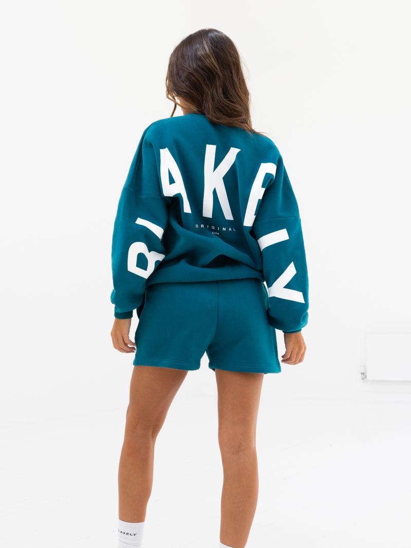 Isabel Oversized Jumper - Storm Teal