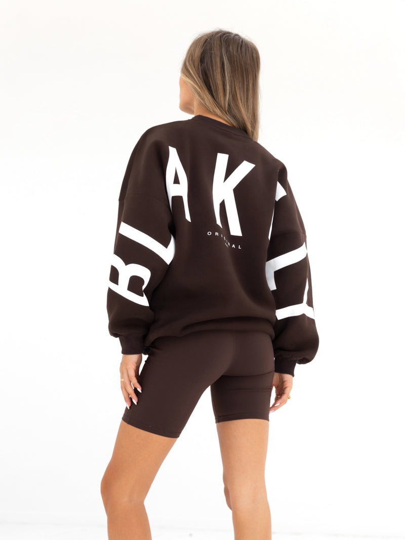 Isabel Oversized Jumper - Kaffeebohne