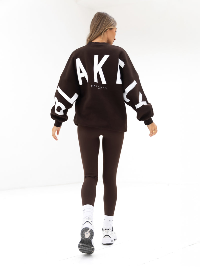 Isabel Oversized Jumper - Kaffeebohne