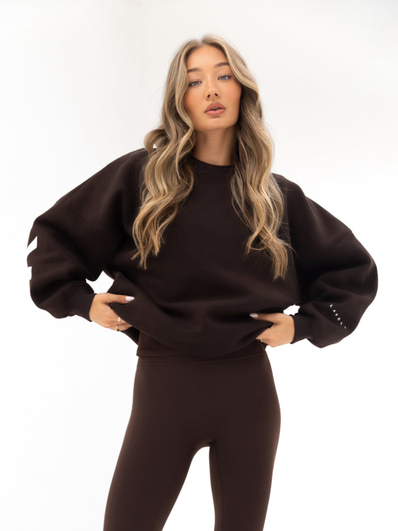 Isabel Oversized Jumper - Kaffeebohne