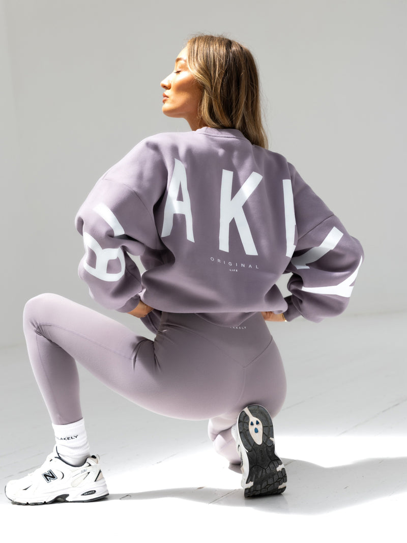 Isabel Oversized Jumper - Zartes Lila